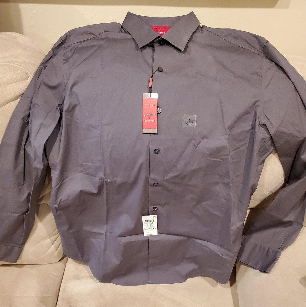 Alfani Slim Fit Stretch Men's Dress Shirt